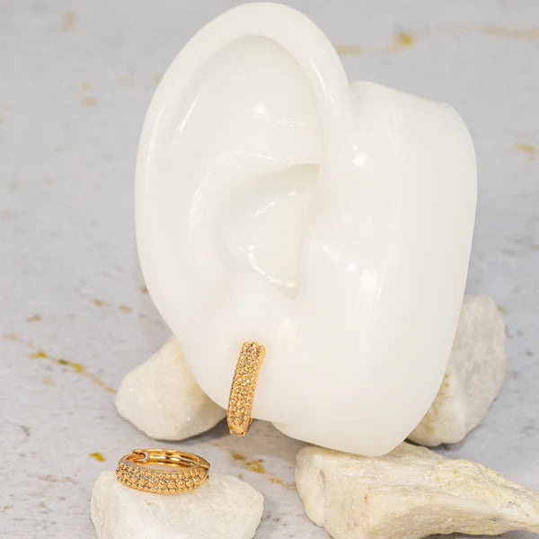 Small lobe earrings